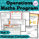 Year 3 Maths - Operations Program - Australian Curriculum