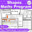 Year 6 Maths - 3D Objects/Shapes Program - Australian Curriculum