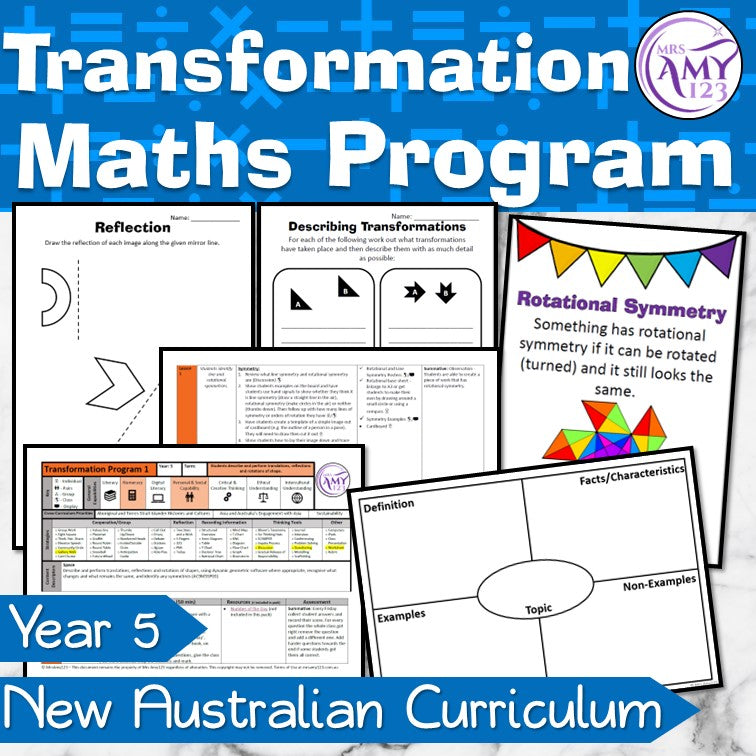 Year 5 Transformation Maths Program