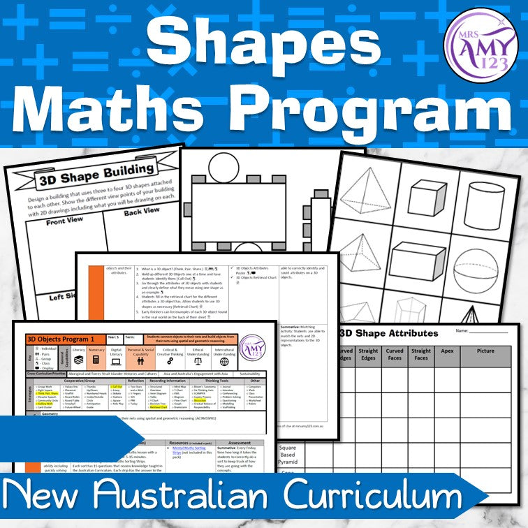 Year 5 Shape Maths Program