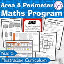 Year 5 Maths - Area & Perimeter Program - Australian Curriculum