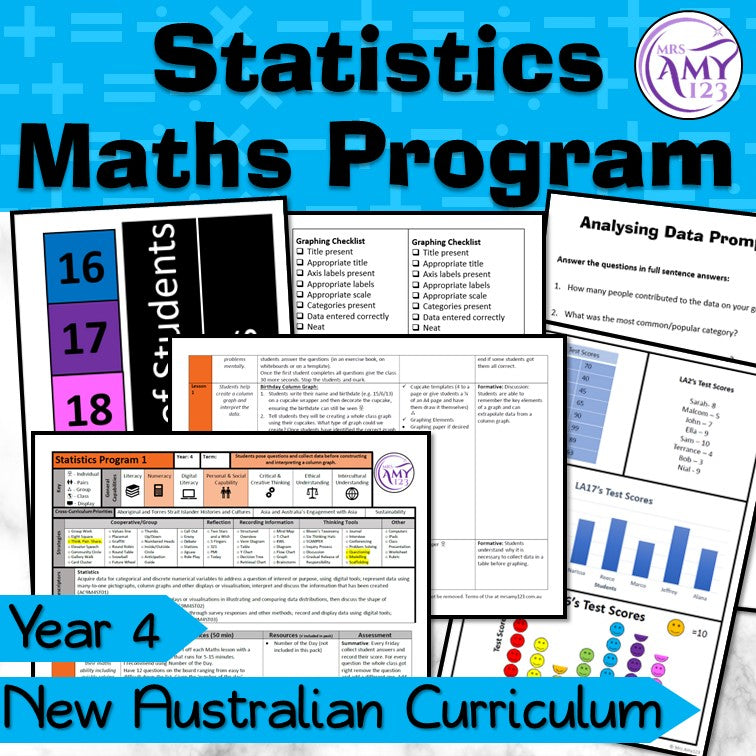 Year 4 Maths - Statistics Program - Australian Curriculum