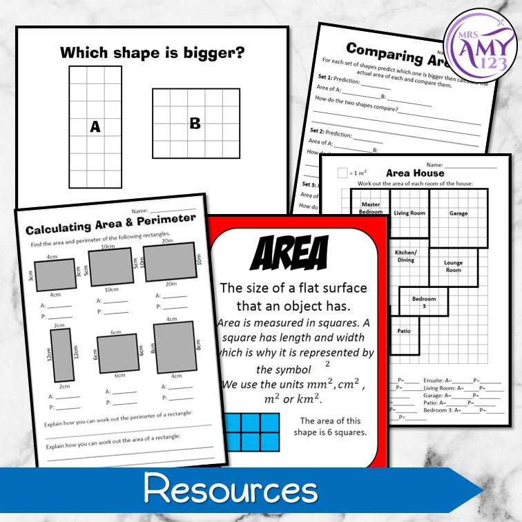 Year 5 Area & Perimeter Maths Program