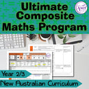 Year 2 & 3 Composite Maths Bundle - Australian Curriculum