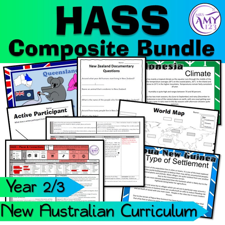 Australian Curriculum Year 2/3 Ultimate Composite Bundle