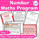 Year 7 Maths - Numbers Equivalent Representations Program - Australian Curriculum