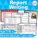 Year 3 & 4 English - Information Report Writing Unit - Australian Curriculum