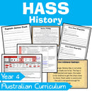 Year 4 HASS - History Unit - Australian Curriculum