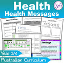Year 3 & 4 Health - Health Messages Unit - Australian Curriculum