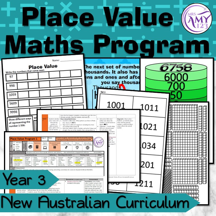 Year 3 Place Value Maths Program