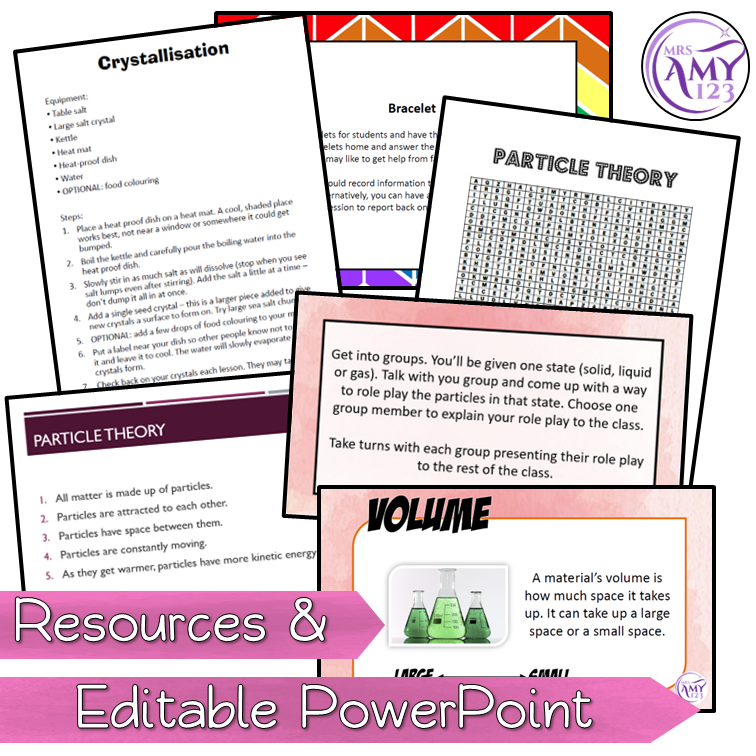 Year 7 Australian Curriculum Chemical Science Unit V9