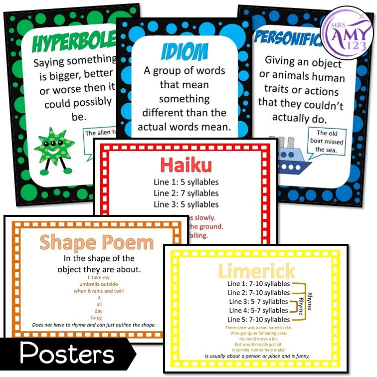 Poetry Writing Unit -Year 3 & 4- Aligned with ACARA