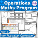 Year 5 Maths - Operations Program - Australian Curriculum
