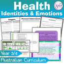 Year 3 & 4 Health - Identities & Emotions Unit - Australian Curriculum