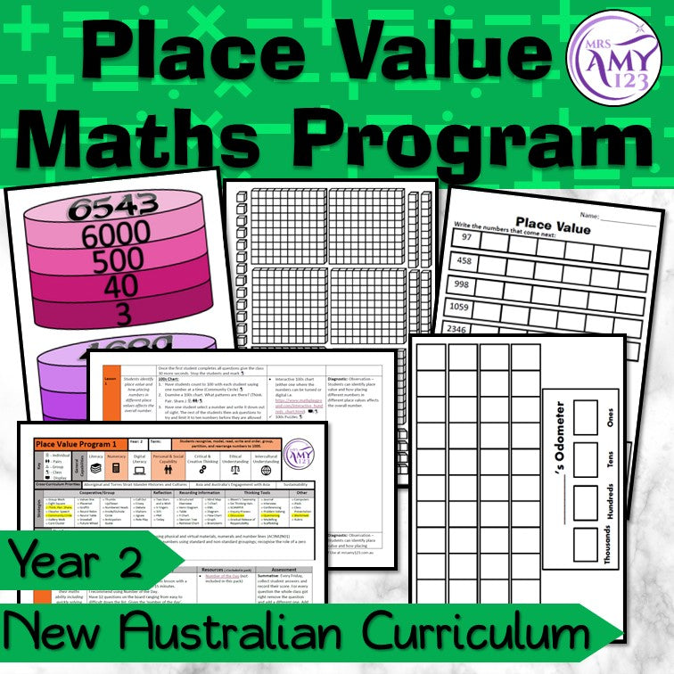 Year 2 Place Value Maths Program