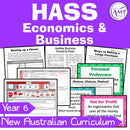 Year 6 HASS - Economics & Business Unit - Australian Curriculum