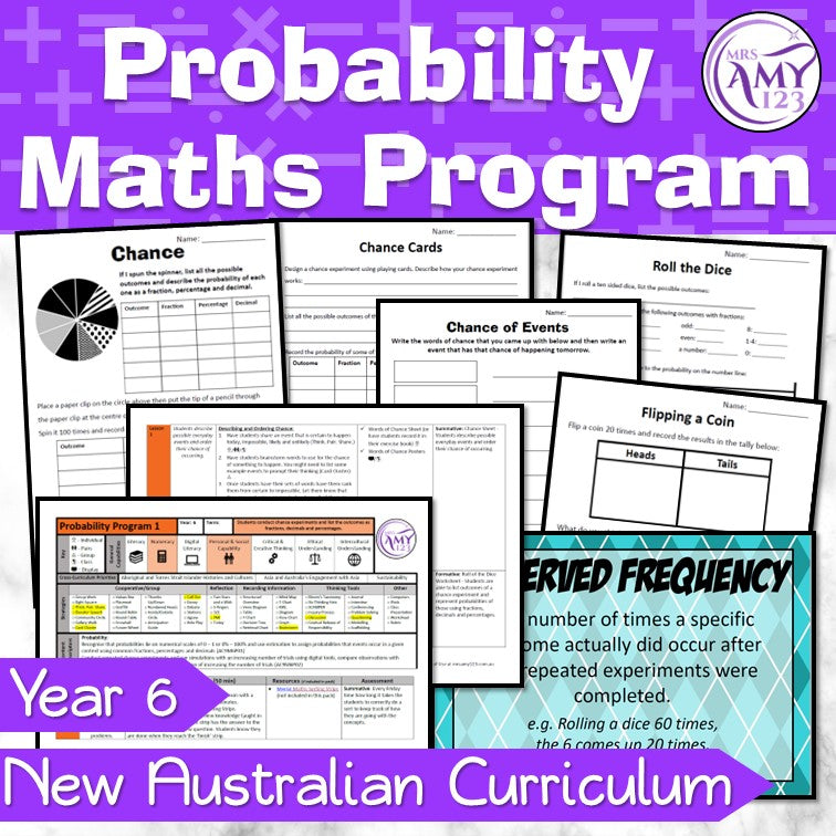 Year 6 Maths - Probability Program - Australian Curriculum