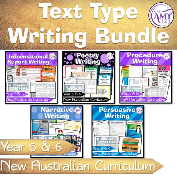 Year 5 & 6 English - Text Type Unit Bundle - Australian Curriculum