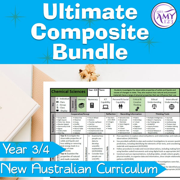 Australian Curriculum Year 3/4 Ultimate Composite Bundle