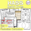 Year 1 HASS - Daily Lives Unit - Australian Curriculum