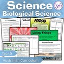 Year 5 Science - Biological Science Living Things - Australian Curriculum