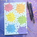 Paint Splotch To Do List Note Pad