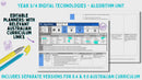 Year 3 & 4 Technologies - Algorithm Unit - Australian Curriculum