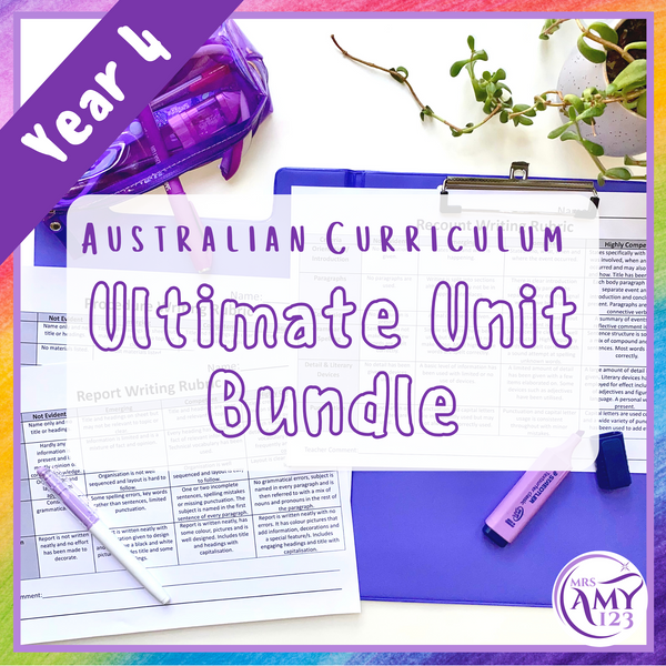 Year 4 Australian Curriculum Ultimate Unit Bundle