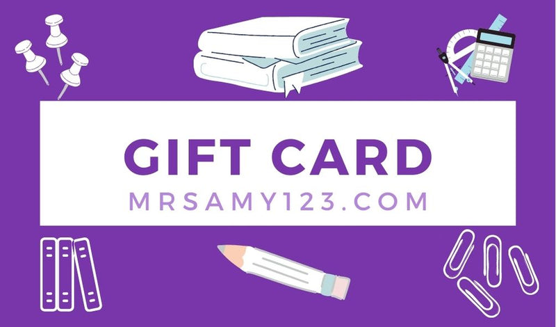 Mrs Amy123 Gift Card