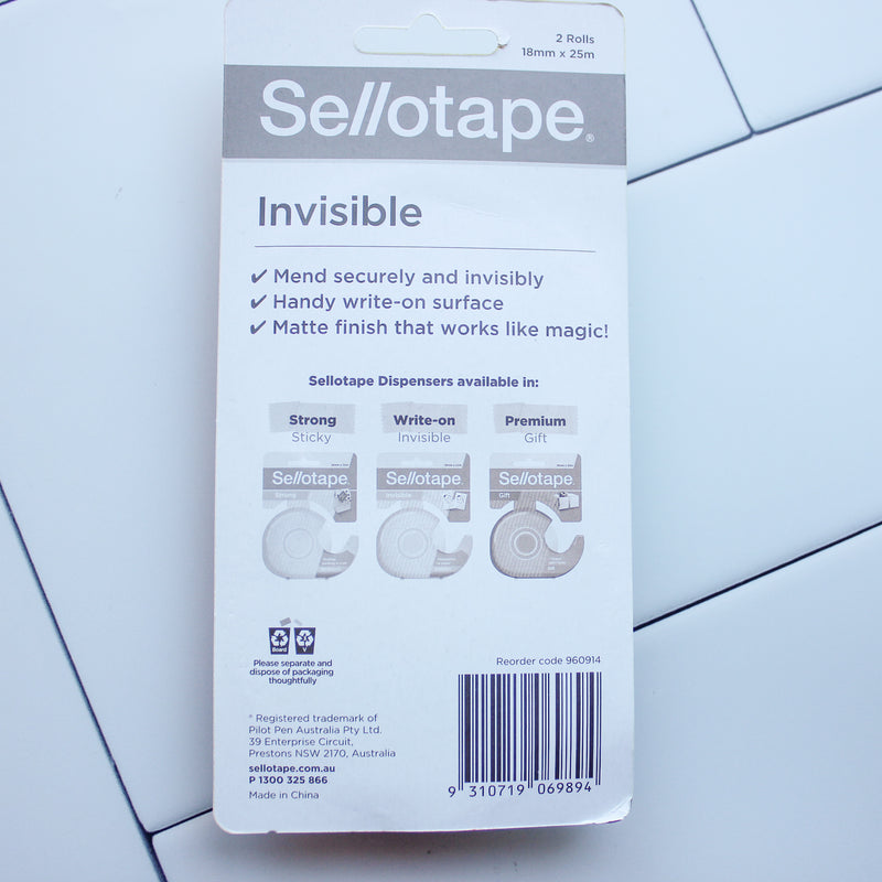 Refill Invisible Tape to fit Safety Dispenser