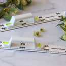 Magnetic Level Whiteboard Ruler Bundle- 40cm & 60cm