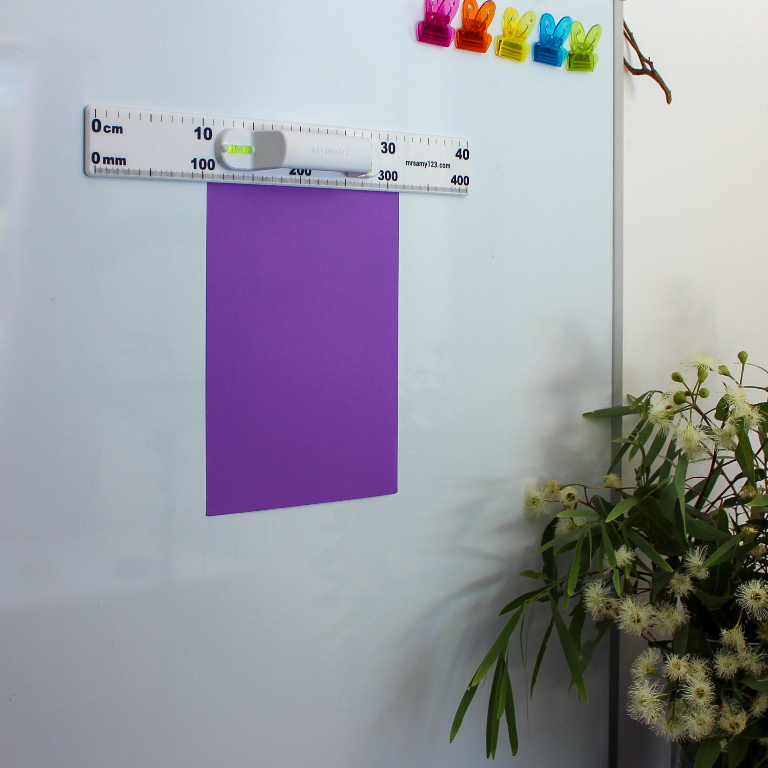 Level Whiteboard Ruler 40cm