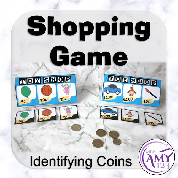 Shopping Game - Identifying Coins