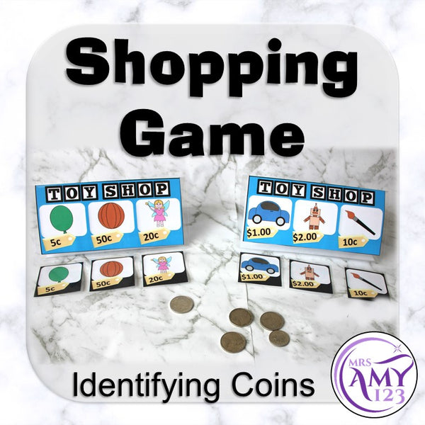 Shopping Game- Identifying Coins
