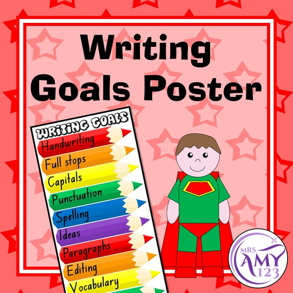 Writing Goals Poster
