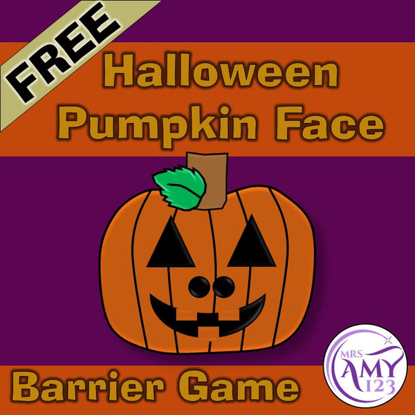 Halloween Pumpkin Face Barrier Game