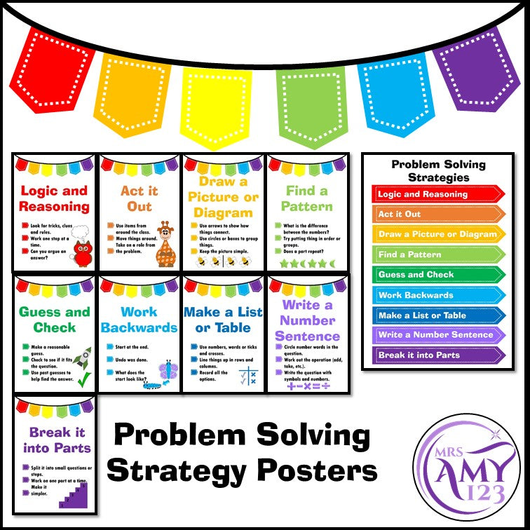 Problem Solving Strategy Posters