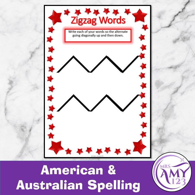 Spelling Activities Sheets