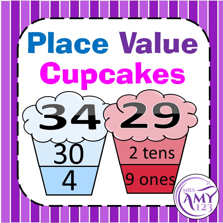 Place Value Cupcakes Activity -Tens and Ones