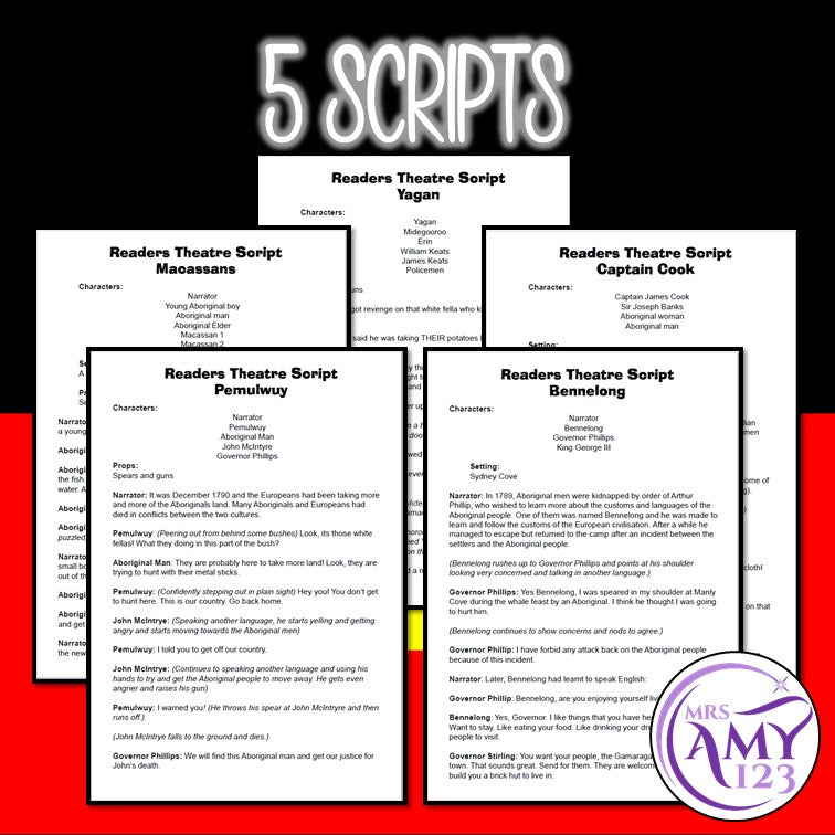 Aboriginal Readers Theatre Scripts- Contact with Other Cultures