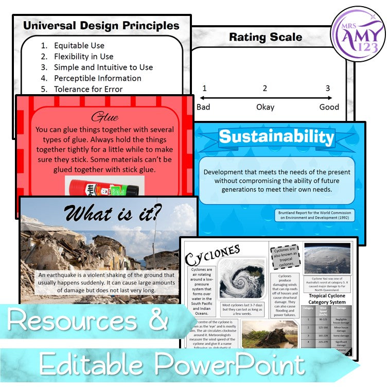 Year 3 & 4 Technologies - Design Process Unit - Australian Curriculum
