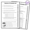 Year 3 Maths - Statistics & Probability Test Pack - Australian Curriculum