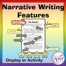 Narrative Writing Features - Display or Activity