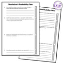 Year 6 Maths - Statistics & Probability Mathematics Test Pack - Australian Curriculum