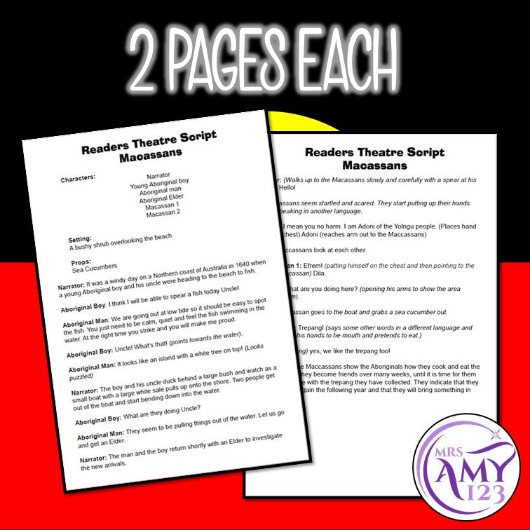 Aboriginal Readers Theatre Scripts- Contact with Other Cultures