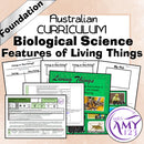 Foundation Science - Biological Science Features of Living Things Unit - Australian Curriculum
