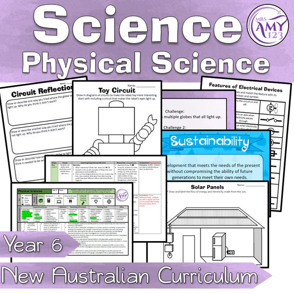 Year 6 Physical Science- Australian Curriculum