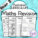 Year 3 Maths - Mathematics Revision - Australian Curriculum