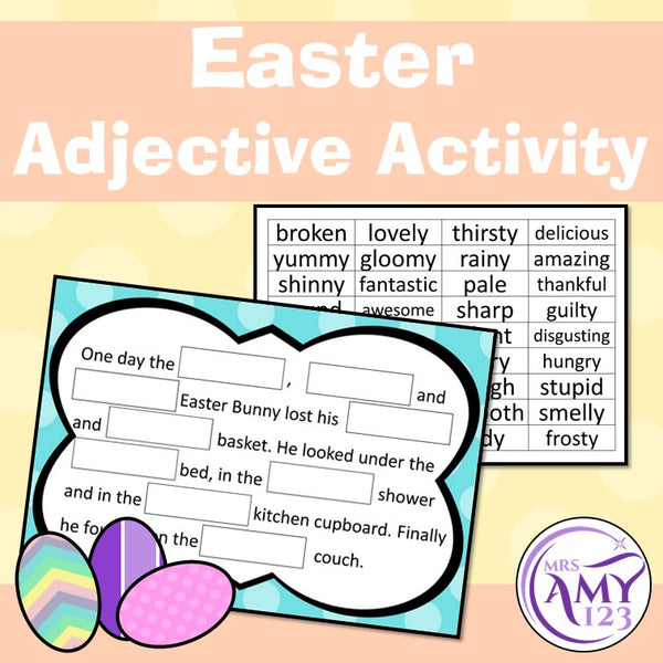 Easter Adjectives Activity