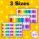 Pencil Bulletin Border - Rainbow